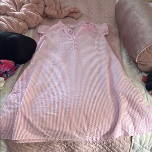 Time and Tru Pink Striped Top